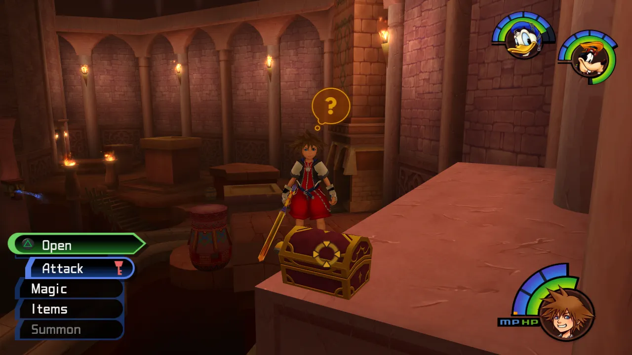 Agrabah Cave of Wonders Hall High Left Chest